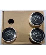 VOD Marine Gauges Set Of 3 Trans PSI/ Water Temp/ Oil PSI White Bezel Wi... - $54.45
