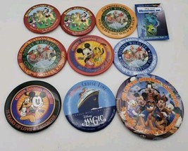 Lot Of 10 90s Y2k Disney Authentic Vintage Pin-back Buttons  Holographic... - $32.71