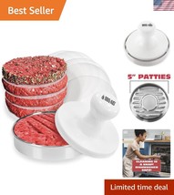 Stylish Heavy-Duty Burger Press - 5 Inch Round for Griddle and Grill Coo... - $34.50