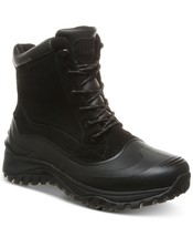 Bearpaw Men Waterproof Hiking Boots Teton Size US 13M Black Suede - £44.95 GBP