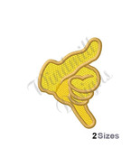 Hang Loose Emoji - Machine Embroidery Design - £2.78 GBP