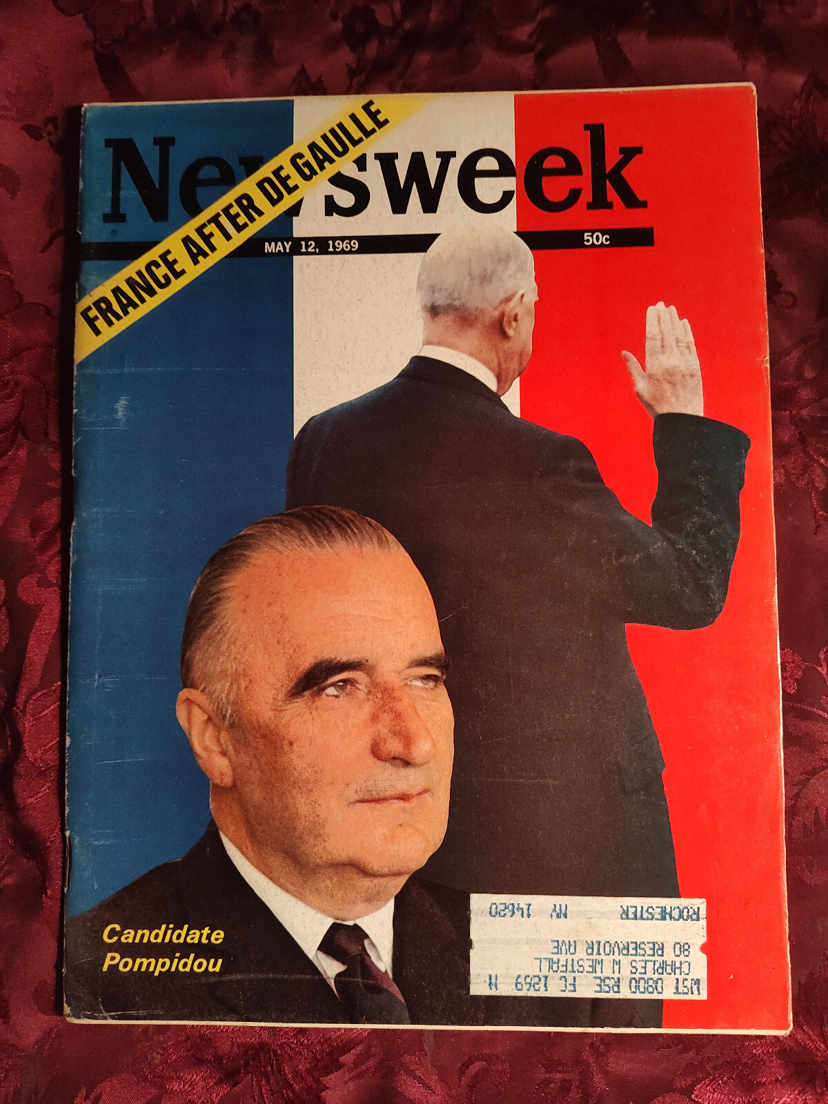 NEWSWEEK May 12 1969 FRANCE AFTER DE GAULLE / POMPIDOU - $10.80