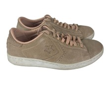 Converse All Star Womens Low Top Leather Sneakers Size 7.5 Earth Tone On... - £17.22 GBP