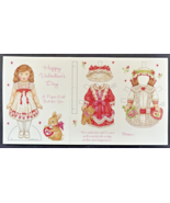 Vintage Current Inc. Valentine&#39;s Day Paper Doll Set NEW SKU B8 - $6.99