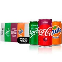 Coca-Cola Mini Cans Variety Pack, 30 pk. NO SHIP TO CA - $27.71