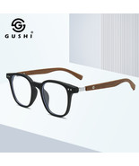 Myopia Glasses Personalized Trend HD Anti-blue Wood Grain Leg Glasses Frame - $43.90 CAD