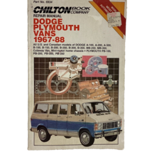 Chilton 1967-1988 Dodge Plymouth Vans Repair Manual 6934 Vintage Mechani... - $26.16