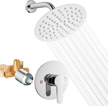 Airuida Single Function Shower Trim Kit Shower Faucet Set Wall Mount 8 Inch - $50.99