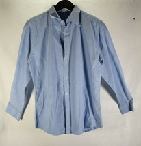 Standard Issue NYC Mens Button Down LS Shirt Blue XL - $34.65