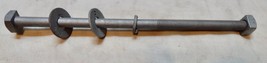 1/2”-11 x 14” Long Square Head Bolts Galvanized 6” Thread &amp; 3 Washers + ... - $9.99
