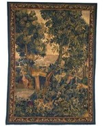 Tapestry Aubusson Flowers Floral 58x77 77x58 Cream With Backing and Rod P - £2,802.50 GBP