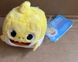 Baby Shark Yellow Singing Plush Cube 3&quot; Pinkfong WowWee 2019 VGC Tags Te... - $6.88