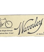 Indiana Bicycle Co Waverley 1894 Advertisement Victorian Bike Sensation ... - $371.04 MXN