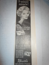 Vintage Nestle Colortint Hair Coloring Print Magazine Advertisement 1963 - €4,36 EUR