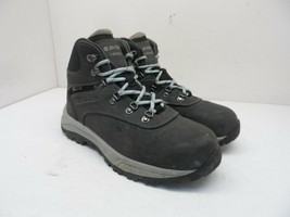 HI-TEC Women&#39;s Mid-Cut Alpyna I Waterproof Hiking Boots Grey/Blue Size 8M - £45.49 GBP