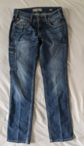 Ariat Rebar DuraStretch Riveter Straight Leg Jeans Nightride Women 27R 10032464 - £23.72 GBP