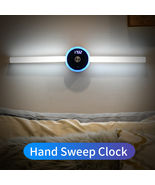 Motion Sensor Cabinet Light Clock Time Sensor LED Light Wardrobe Closet ... - $39.99+