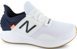 Men&#39;s New Balance Fresh Foam Roav Running Shoes White/Navy MROAVRH1 Wide Width - £56.15 GBP+