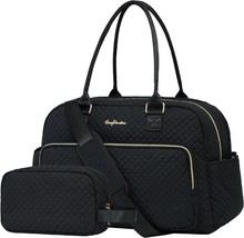 35L Travel Duffel Bag with Toiletry Bag Carry On Weekender Overnight Bag... - £40.56 GBP