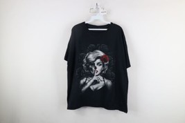 Vintage Y2K Streetwear Mens XL Distressed Skeleton Pinup Girl UFC MMA T-... - £30.45 GBP