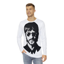Ens beatles ringo starr graphic tee retro black and white t shirt 100 brushed polyester thumb200