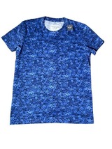 T-Shirt Abercrombie and Fitch Blue Man SM. Crew Neck Floral Top - $19.80