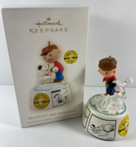 2009 Hallmark Keepsake Christmas Ornament Peanuts Comic Strip 60th Anniversary - £18.19 GBP