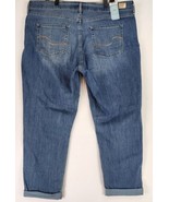 Levis Signature Jeans Womens 22 Blue Denim Mom Core Slim Boyfriend Cuffe... - £29.51 GBP