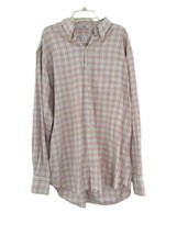 Peter Millar Plaid Long Sleeve Dress Shirt with button Down Collar Size ... - £16.87 GBP