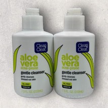 2 x Clean &amp; Clear Aloe Vera Acne Prone Gentle Cleanser Oil Free Sensitiv... - £19.45 GBP