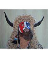 Painting Shaman Original Signed Art Q Capital Building DC Painting Carla... - $21.29