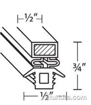 Traulsen Compatible Gasket - SER-27564-00 - 21 1/2" x 59 1/2" - $39.95