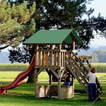 52&quot;X90&quot; Swing Set Replacement Tarp Uv Protection Playground Roof Playset - $43.99