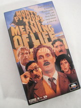 Monty Python&#39;s The Meaning Of Life Eric Idle John Cleese Michael Palin VHS Tape  - £10.38 GBP