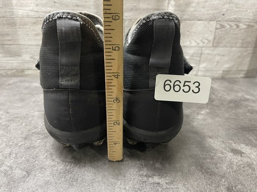 Nike Football Cleats Men 9M Alpha Menace Pro 2 Shoes Black Leather Mid Top Strap Item image 10