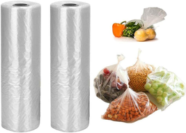 12 X 20 Inches Plastic Produce Bag,2 Rolls,350 Bags/Roll,Food Storage Bags - £38.47 GBP