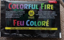 Colorful Fire 3 pack  Magical Flames Color Campfire Fireplace Colorant - £7.11 GBP