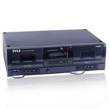 Pyle PT659DU Dual Stereo Cassette Deck W/ Tape USB to MP3 Converter - $357.03