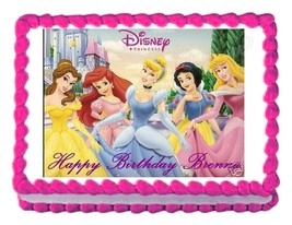 Disney Princess Edible Cake Image Cake Topper - £8.01 GBP+