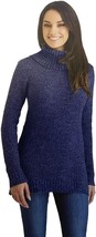 Hilary Radley Cowl Neck Sweaters, INDIGO MIX, XXL - $13.86