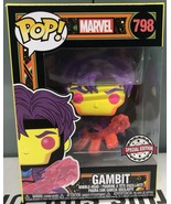 Funko POP Marvel X-men Gambit 798 Black Light Exclusive - $28.00