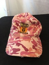 OTTO Pink Camo &quot;Wild Game&quot; Embroidered Baseball Hat/Cap Hook &amp; Loop Closure - £8.24 GBP