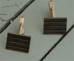 Nice Swank Gold Tone Cuff Links, VERY GOOD CONDITION, GREAT LOOK - £7.03 GBP