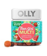 OLLY Teen Girl Multivitamin Gummies, Biotin, Antioxidants with Vitamin A... - £15.16 GBP