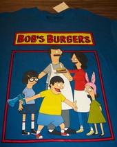 Bob&#39;s Burgers Family Cartoon Tv Show T-Shirt Small New w/ Tag - £15.82 GBP