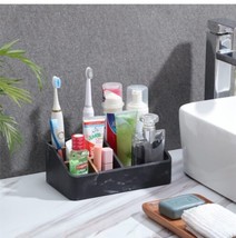 YMXYJM Makeup Organizer Toothbrush Holder for Bathroom with White Marble-1  - £7.79 GBP