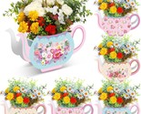 6 Pcs Tea Party Decorations Princess Party Flower Boxes Centerpiece Flor... - £27.13 GBP