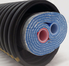 Outdoor Wood Boiler Five Wrap Insulated 3/4&quot; Oxygen Barrier Pex Tubing-Pipe - £658.05 GBP+
