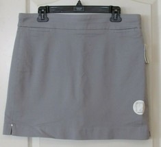 Croft &amp; Barrow Slimming Dressy Pull On Skort Sleet Women&#39;s Sz S NWT MSRP$40 - $18.01