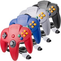 4 Pack Classic N64 Controller, Wired Classic N64 Gamepad With Upgraded Joystick( - £64.13 GBP